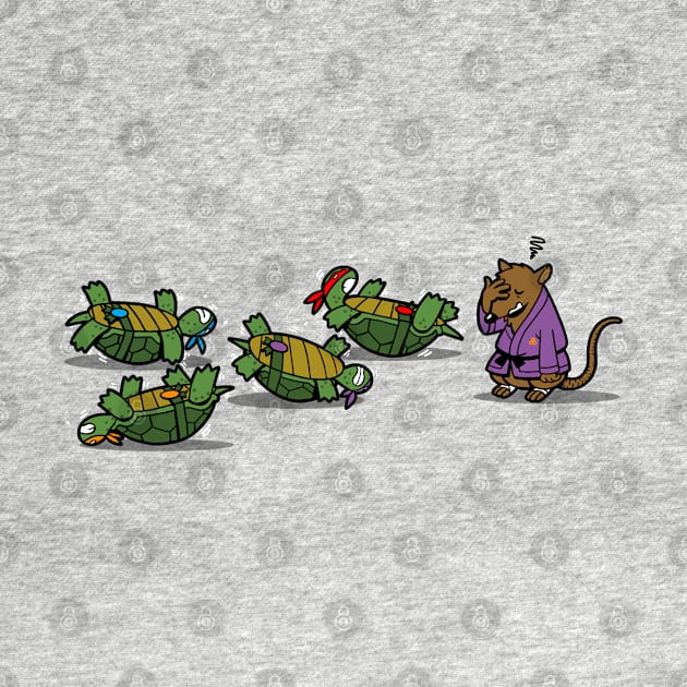 Funny Cute Kawaii Ninjas In Training Cute Turtles Cartoon by BoggsNicolas